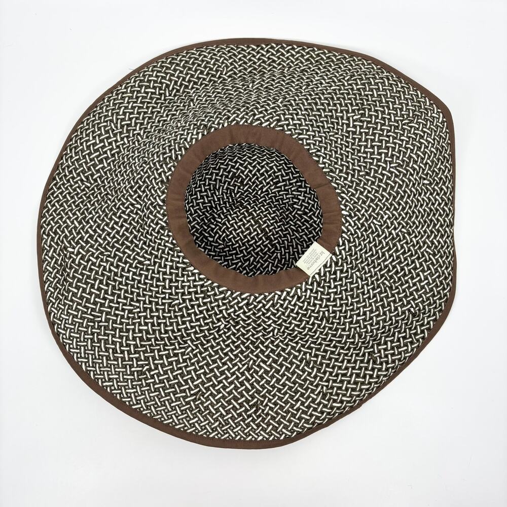 Liz Claiborne Sun Hat Wide Brim Beach Vacation Resort Quiet Luxury Old Money - Picture 5 of 6